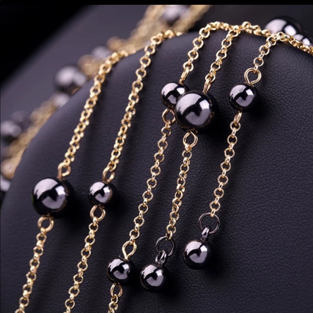 Waterfall statement necklace - Picture 4 of 6